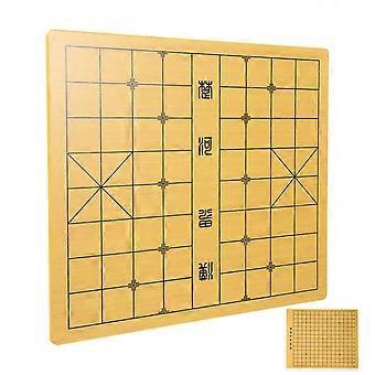 Dual-Sided Wooden Chessboard for Chinese Chess and Gobang Play