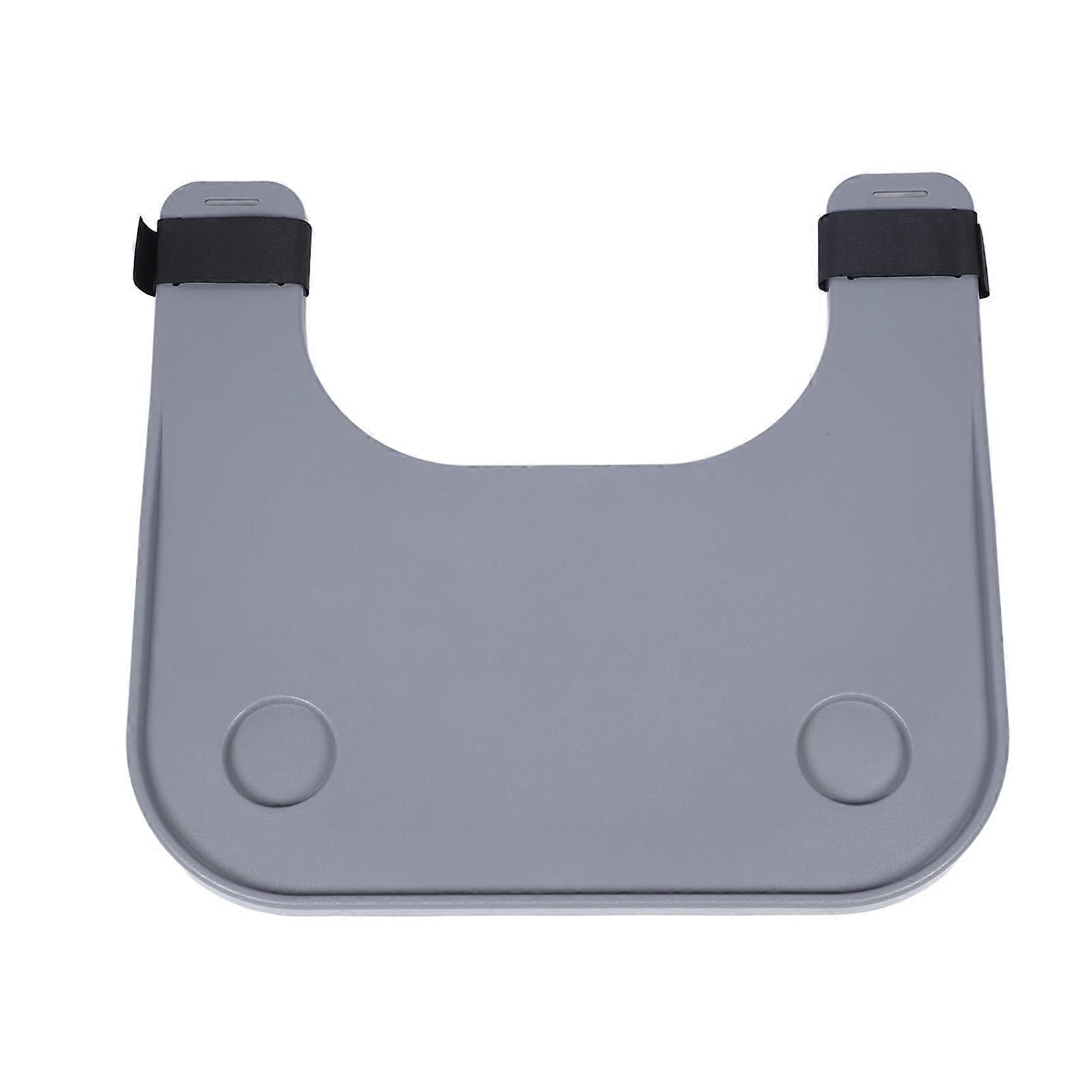 Foldable Wheelchair Tray Table with Thickened Surface for Dining and MultiActivity Use, Grey