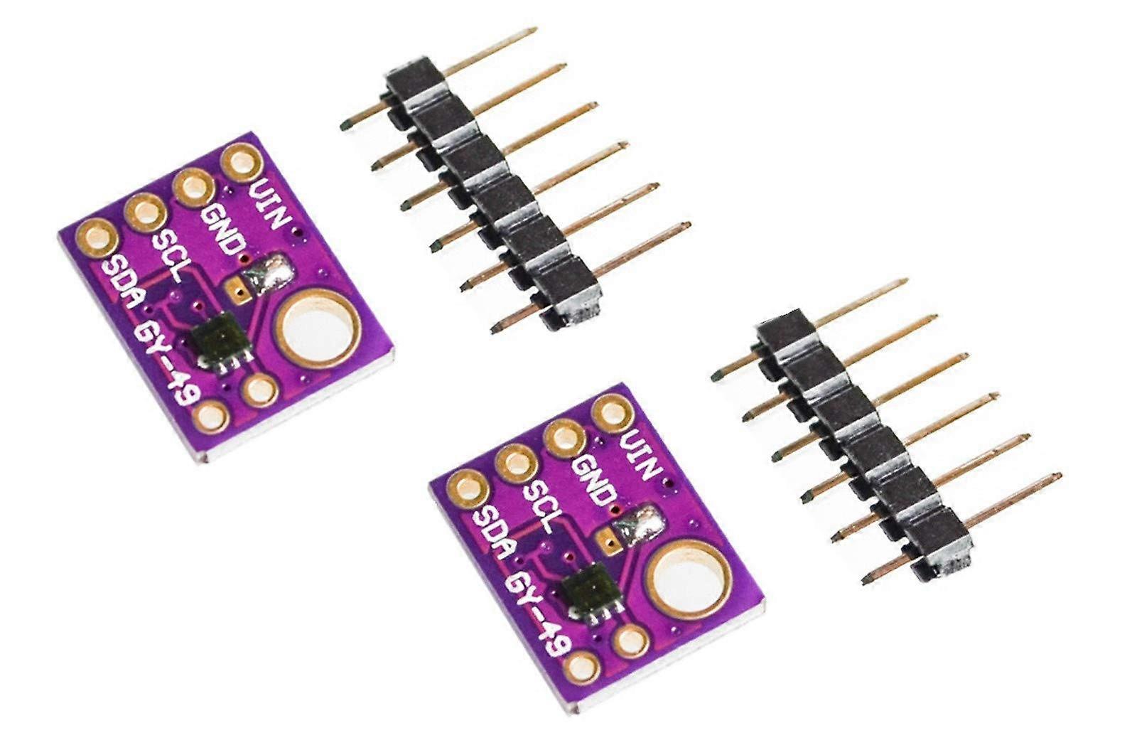 MAX44009 Ambient Light Sensor Module Pack of 2, I2C Digital Lux Sensor for Accurate Light Reading