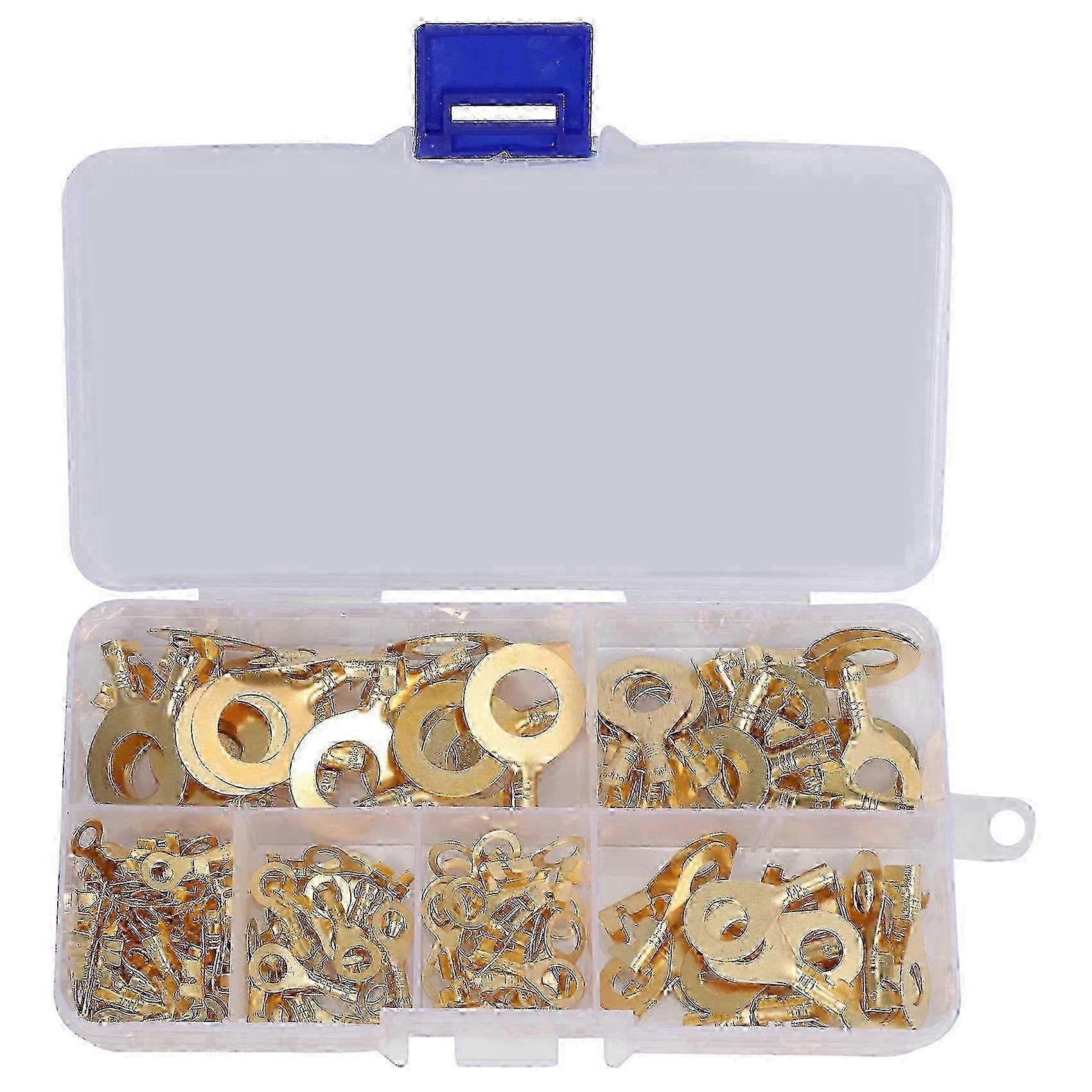 Copper cable lugs 150pcs ring terminals for durable wire connections