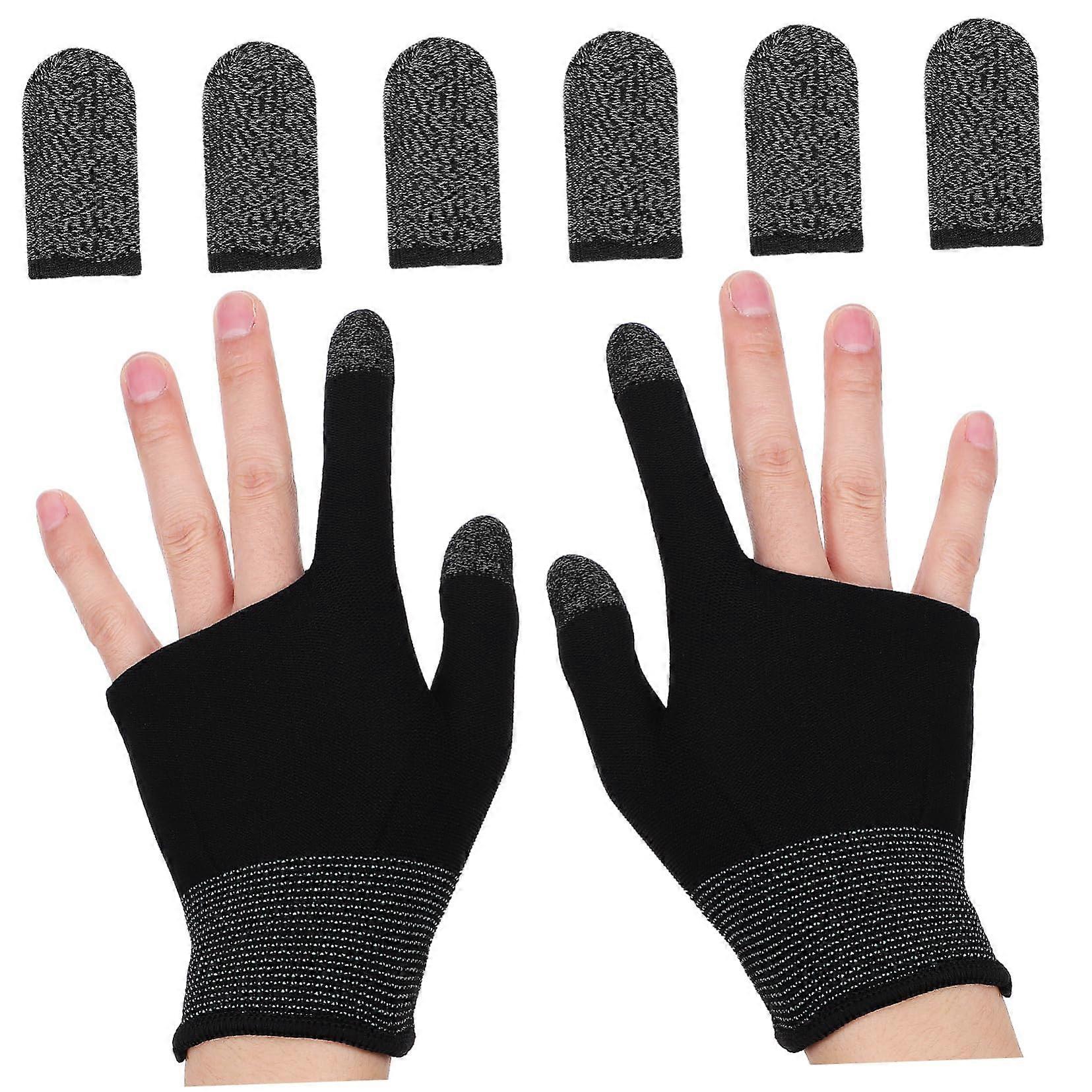 Fingerless Gaming Gloves for Mobile with Touchscreen Precision Control and Breathable Grip