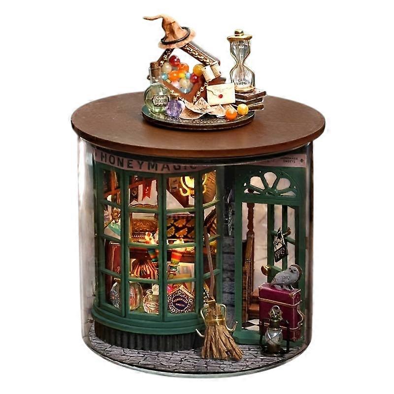 DIY Wooden Doll House 3D Puzzle Assembly Model Kit