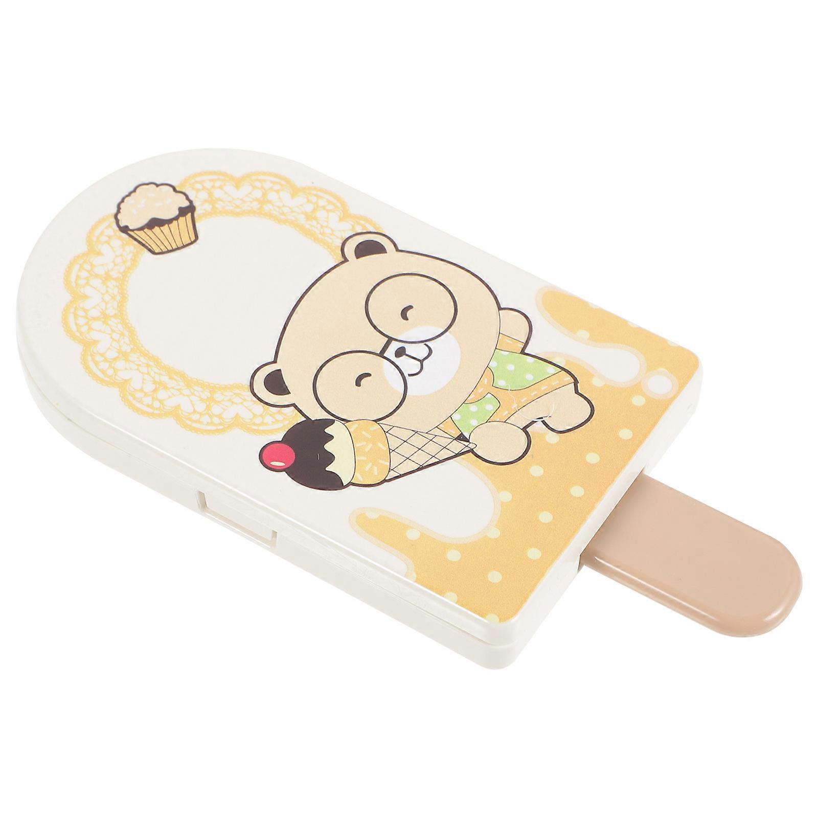 Foldable Makeup Mirror Portable Compact Mirror Handheld with Clear Reflection