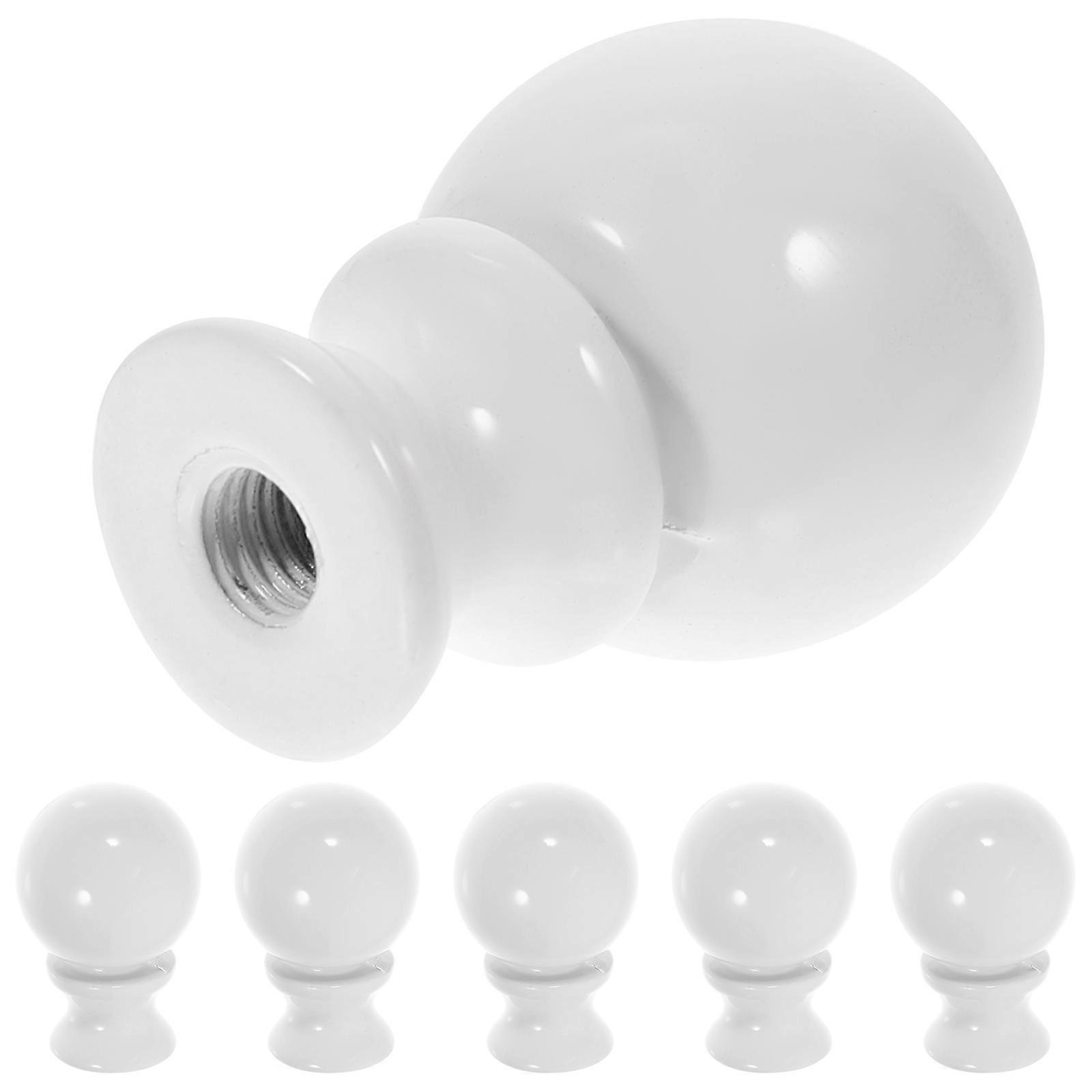 Lamp Finials Solid Lamp Finial Enhances Lighting Function 18Pcs