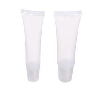 Lip Balm Hose Refillable Tubes for Travel 22Pcs White Cosmetic Sample Jars