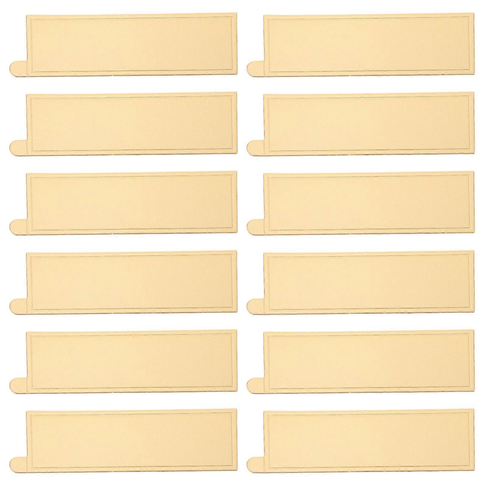 Golden Rectangular Mini Cake Board Paper Cardboard for Displaying 200Pcs