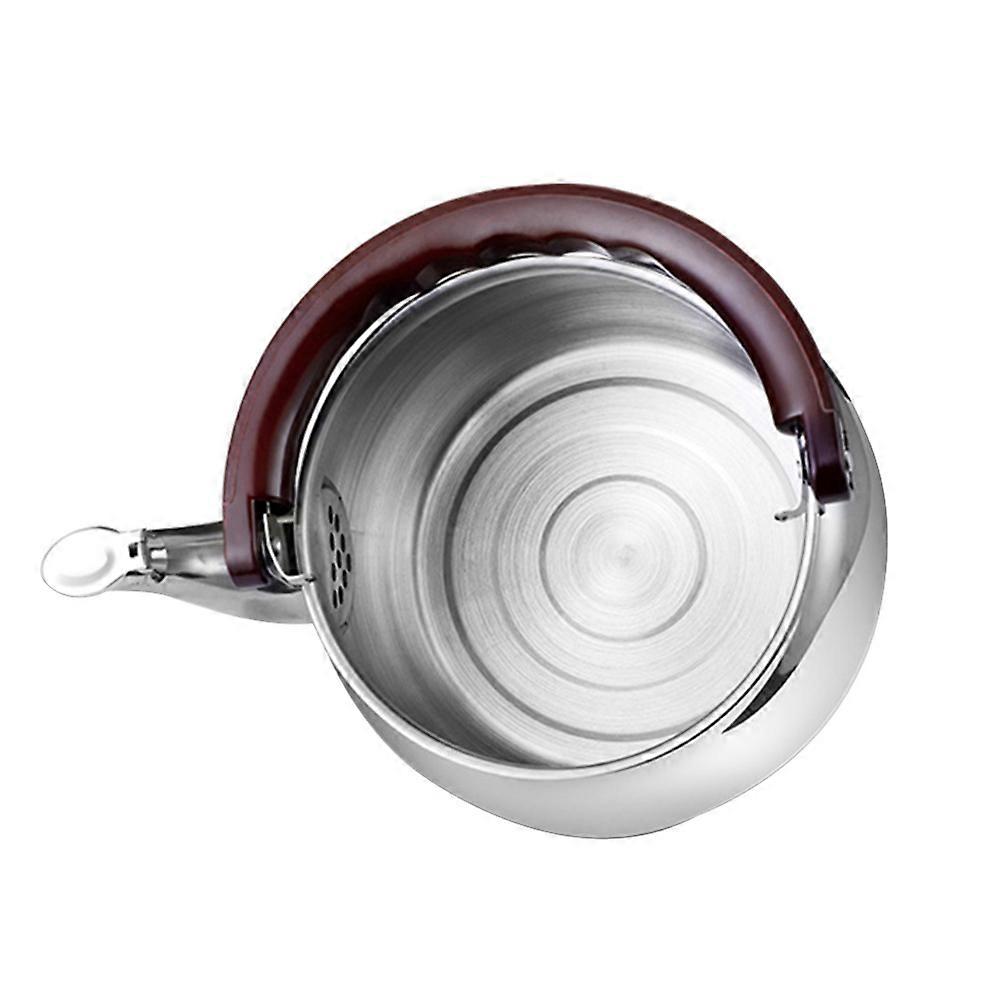 Practical Whistling Tea Kettle for Boiling Water Silver