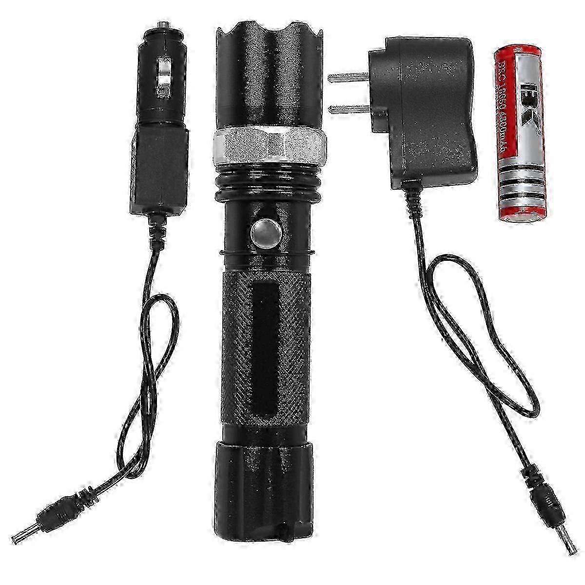 Small Rechargeable Flashlight Small Flash Light Plug Flashlight LED Torch LED Flashlight