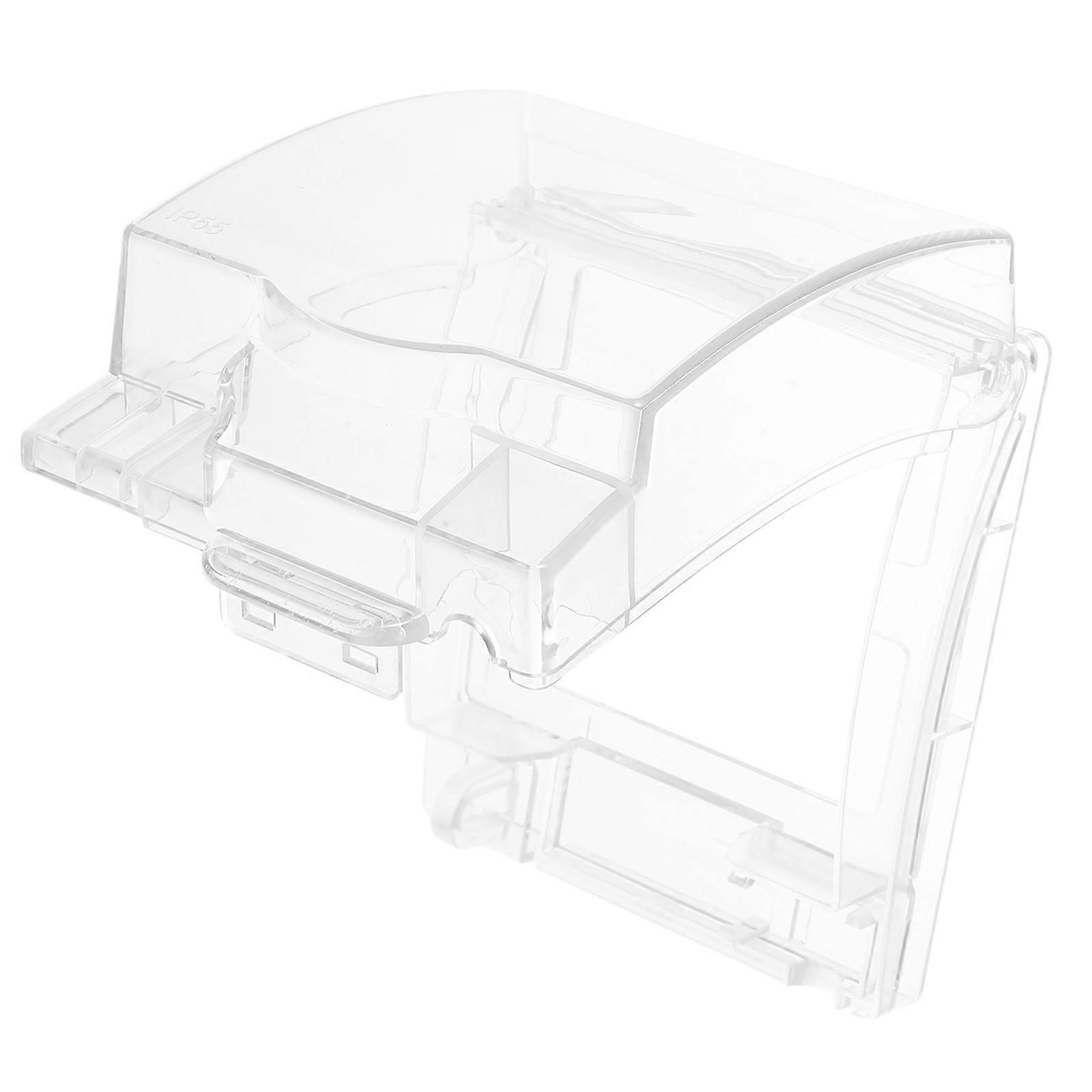 Outdoor Lockable Socket Box for Protecting Transparent Waterproof Socket Cover
