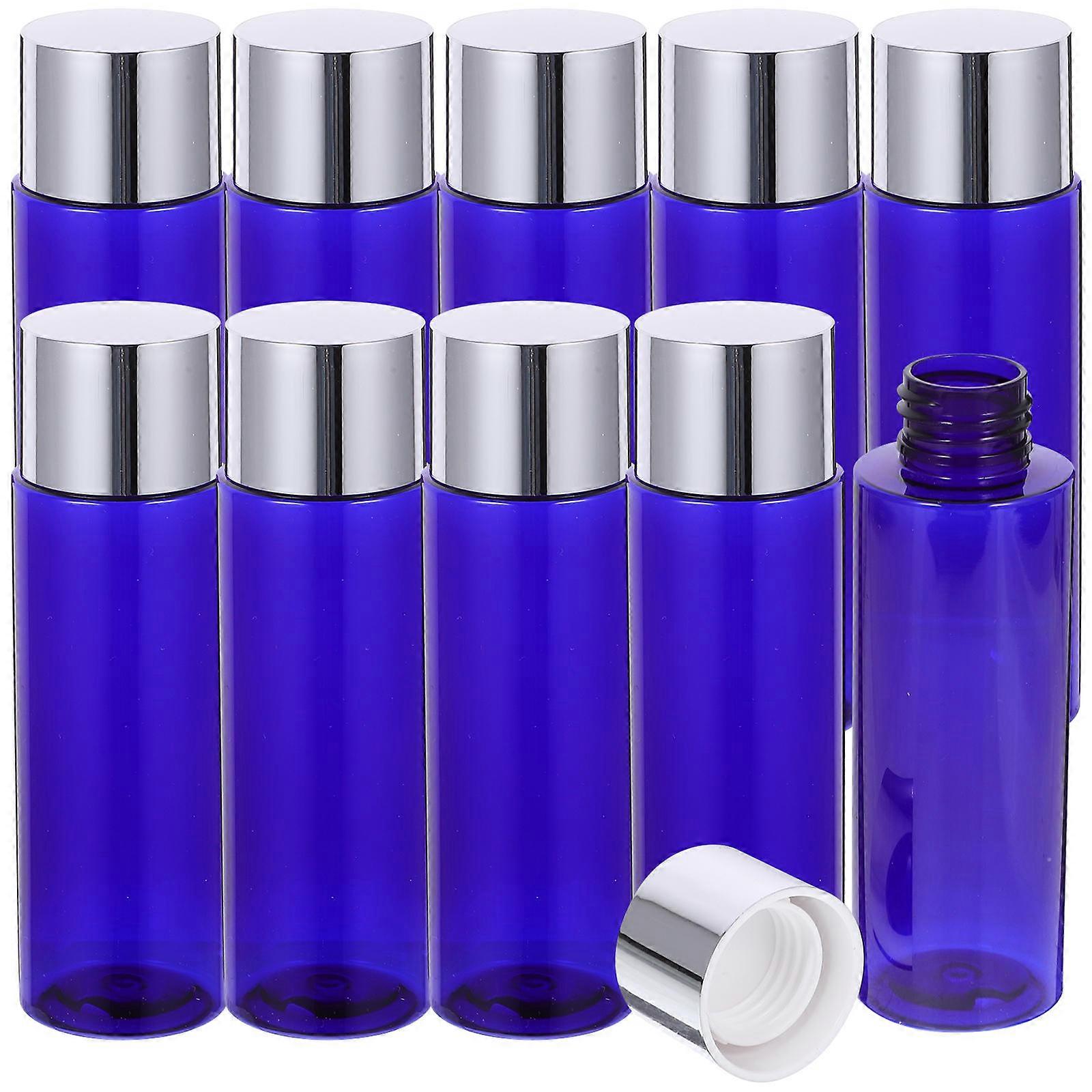 Blue Sub Packaging Bottle 10Pcs for Storage Use Refillable Sample Bottle