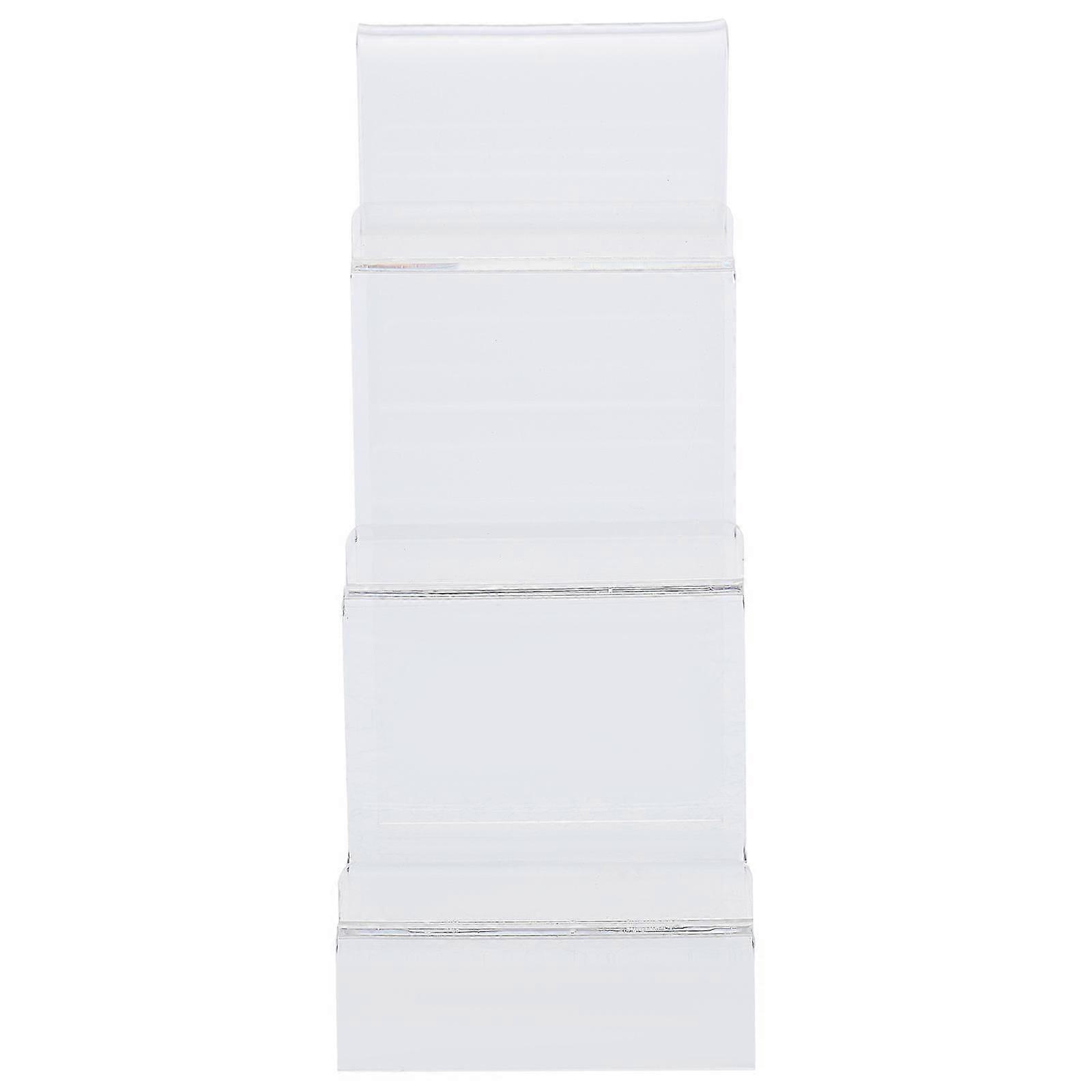 Transparent Acrylic Multi-Layer Display Stand, 2Pcs, Wallet Storage & Decoration
