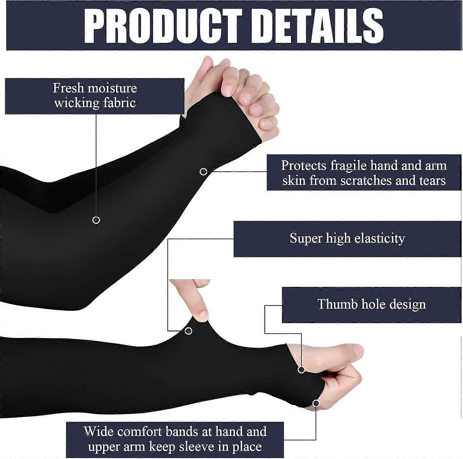 Double Plus Size Elrly Arm Skin Protector, Compression Type