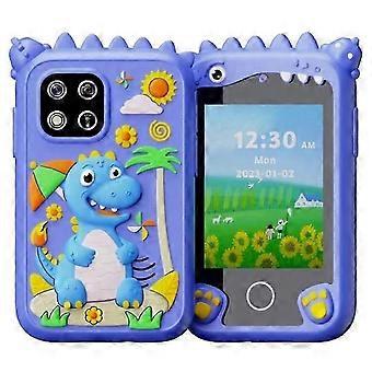 Z10 2,8 Polegada Cartoon Animal Dual Lens Touch Screen Kids Camera Toy Phone Jogos embutidos