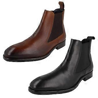 Mens Amen Smart Chelsea Boots Dundalk - Brown Leather - UK Size 10 - EU Size 44 - US Size 11