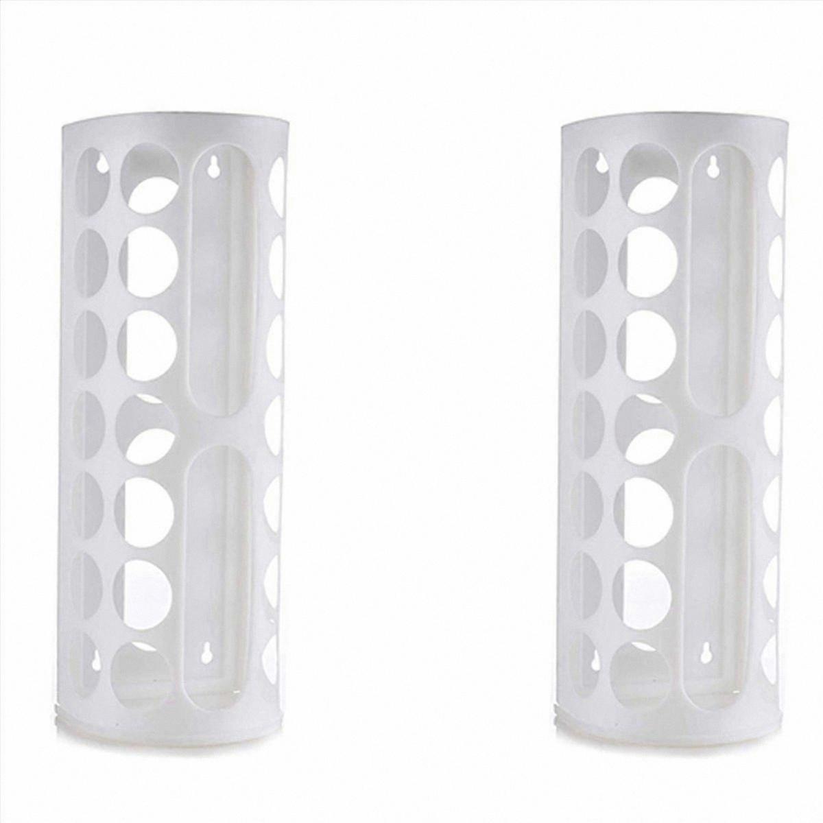 White Multipurpose Wall Hanging Folding Garbage Bag Storage Box