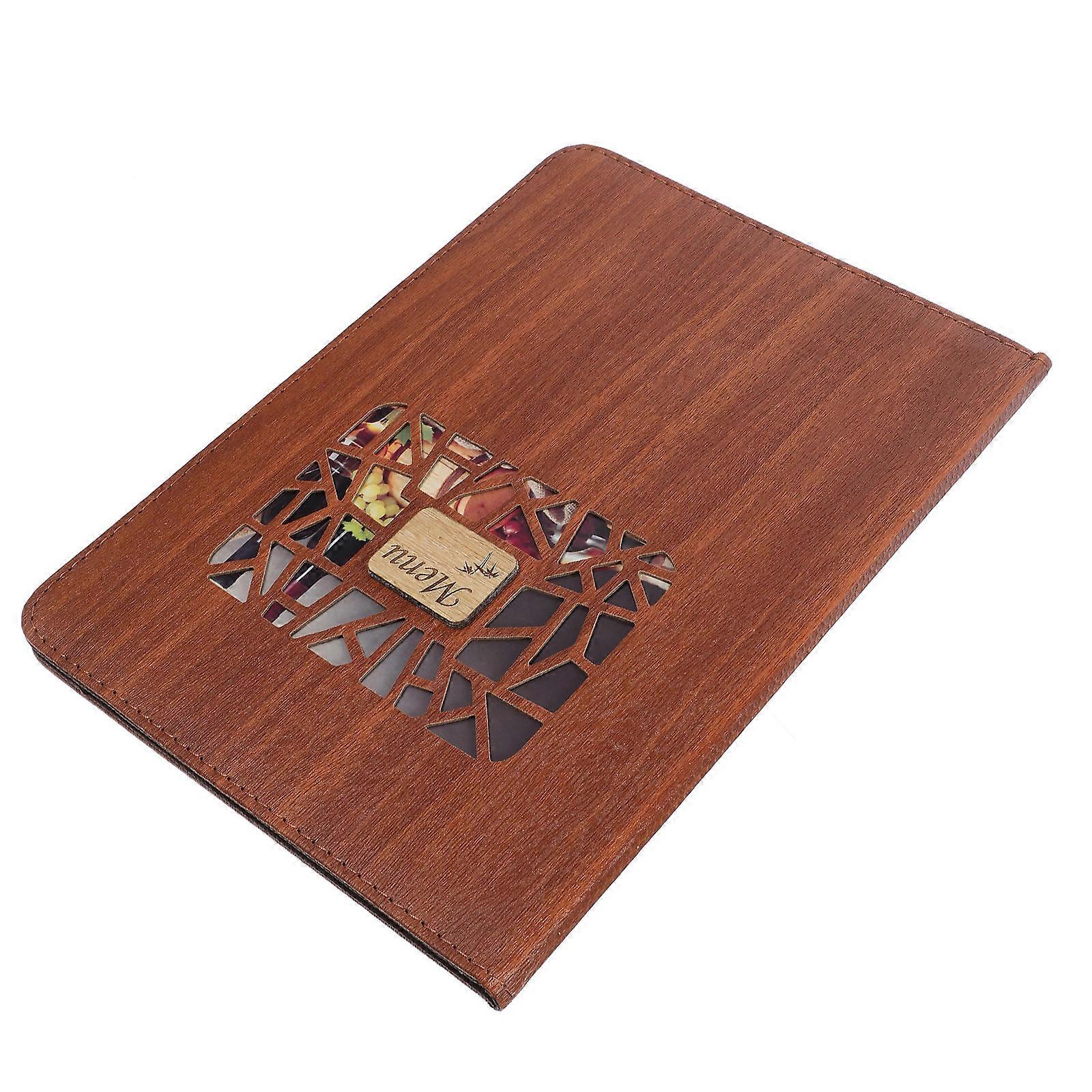 Double Views Menu Cover Menu Folder for Diners 2Pcs