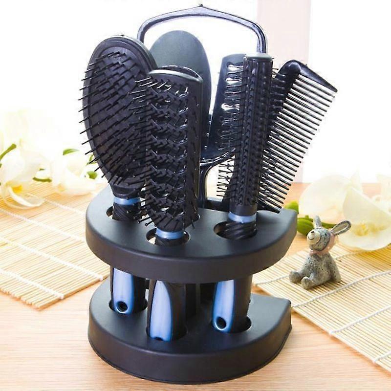 5pcsset Hair Brush Comb Set With Mirror