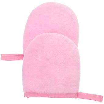 Plush Lotion Mitten for Body Lotion Hand Use with Sun Cream Apply 2Pcs