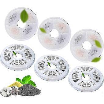 6/8 pack Cat Water Fountain Filter Compatible with Catit, Replacement6pcs SZRH A-S