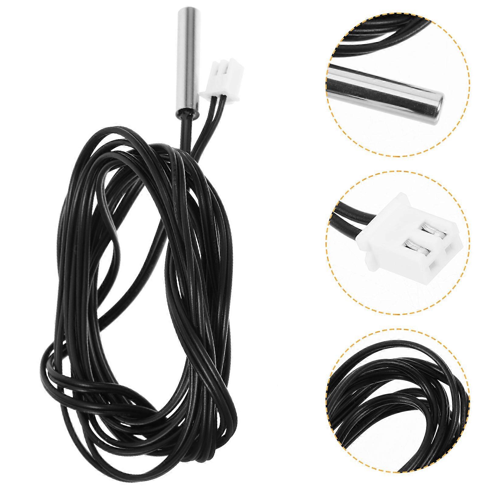 3 st. temperatursensor termistor temp probe lång temperatursensor vattentät temp probe