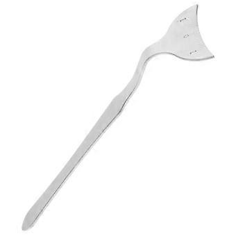 Molde para delineador e régua de precisão para maquiagem dos olhos, para fácil controle e resultados consistentes.