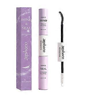 Lash Bond and Seal Waterproof 10ML for Lash Clusters, 24 Hours SuperStrong Long-Lasting Non-Irritating Eyelash Glue for DIY at Home
