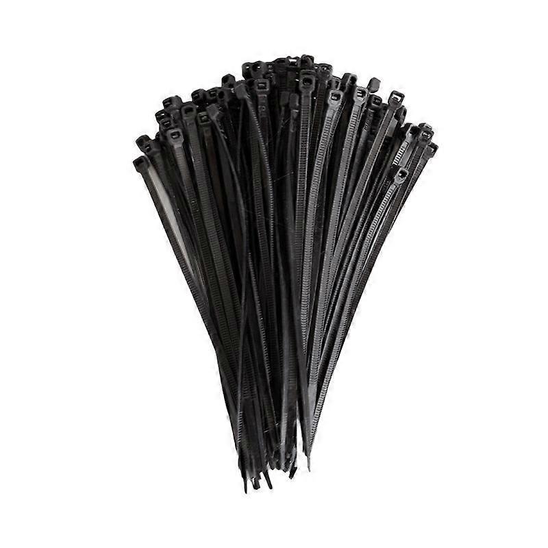 400mm x 4.8mm Black Cable Ties.