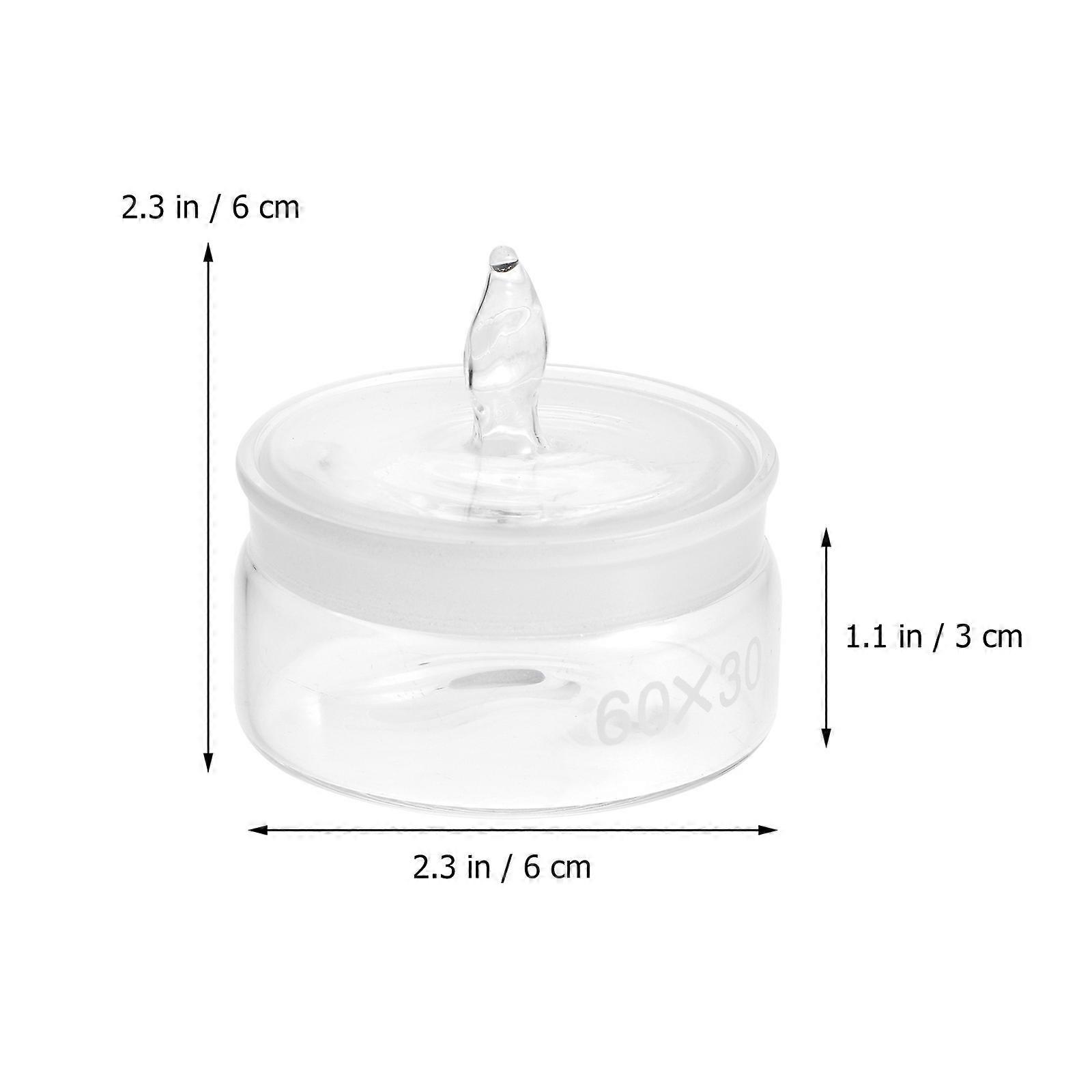 1Pc Weighing Bottle Flat Low Form Specific Gravity Bottle Laboratory Equipment