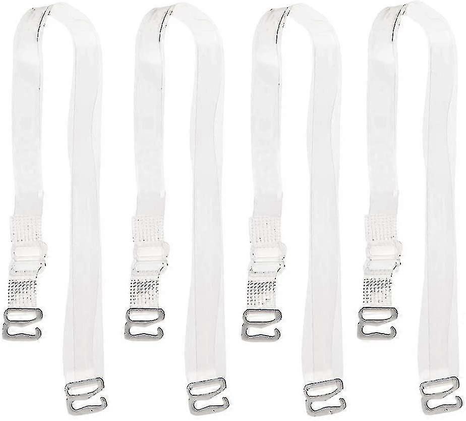 Invisible Silicone Bra Straps, Transparent Replacement, Adjustable, Multi Widths 10-18mm, for Removable Straps Bras