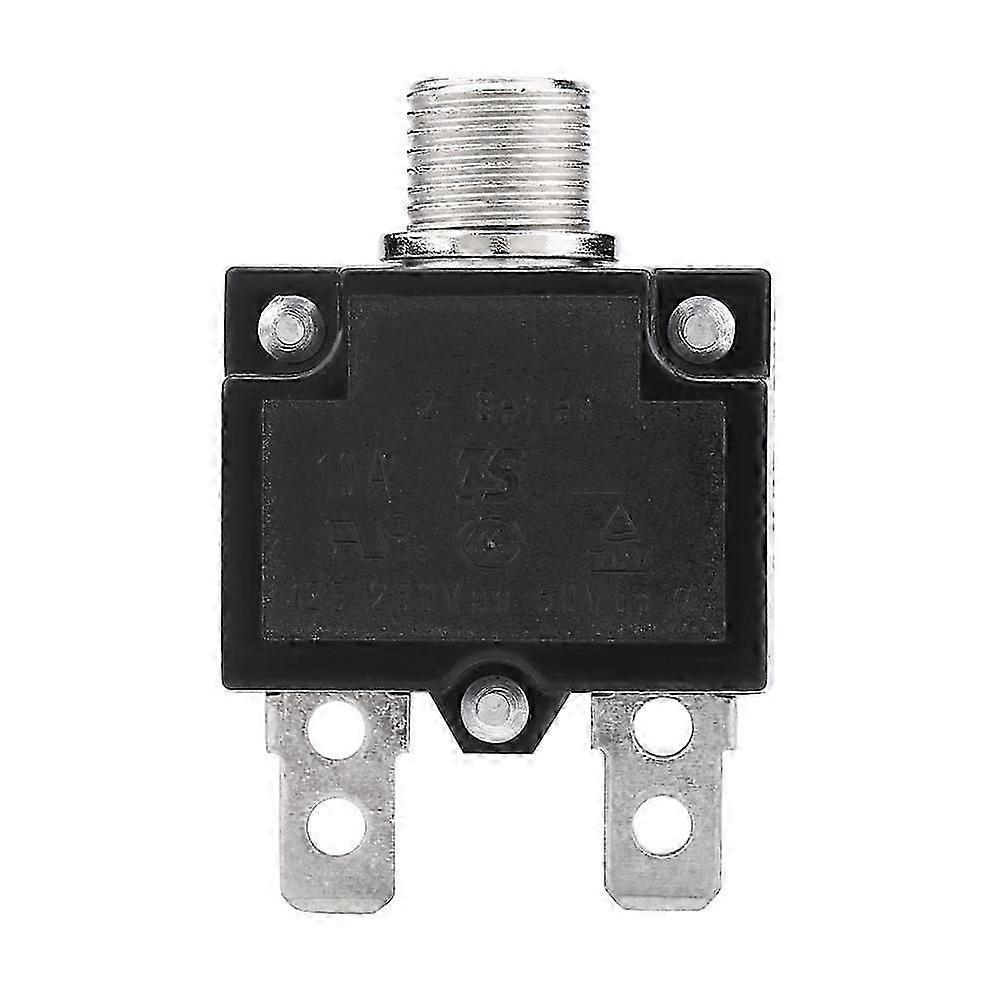 10A 125/250V Reset Thermal Switch Circuit Breaker Overcurrent Overload Protector for Generator