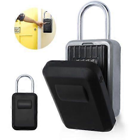 Key safe, outdoor key box, key safe with combination lock, wall mount, digital code, waterproof
