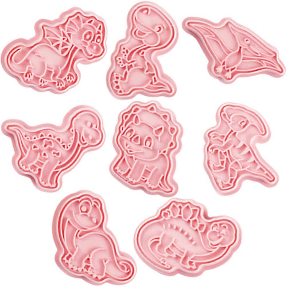 Plastic Dinosaur Cookie Cutters Biscuit Molds for Baking 32Pcs Kit