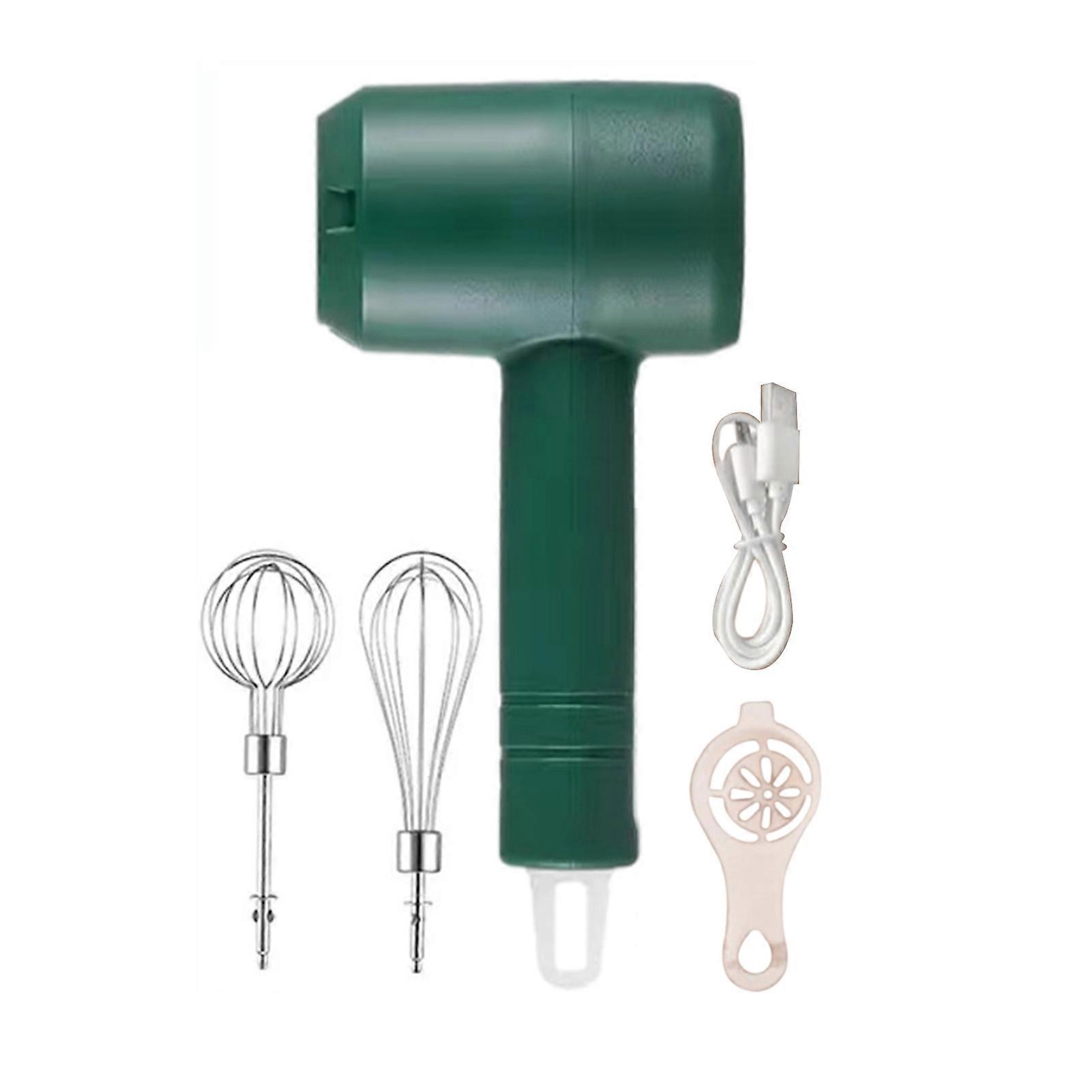 USB Rechargeable Cordless Egg Beater with 3-Speed Control