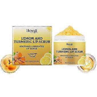 Turmeric Lemon Lip Scrub for Soft, Hydrated, and Healthy Lips  Exfoliating & Moisturizing Treatment