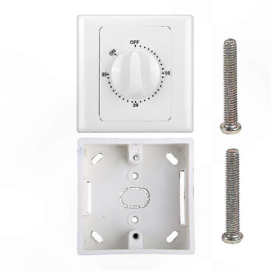 Mechanical Timer Switch with Auto Power Off Function for Minutes Countdown Control