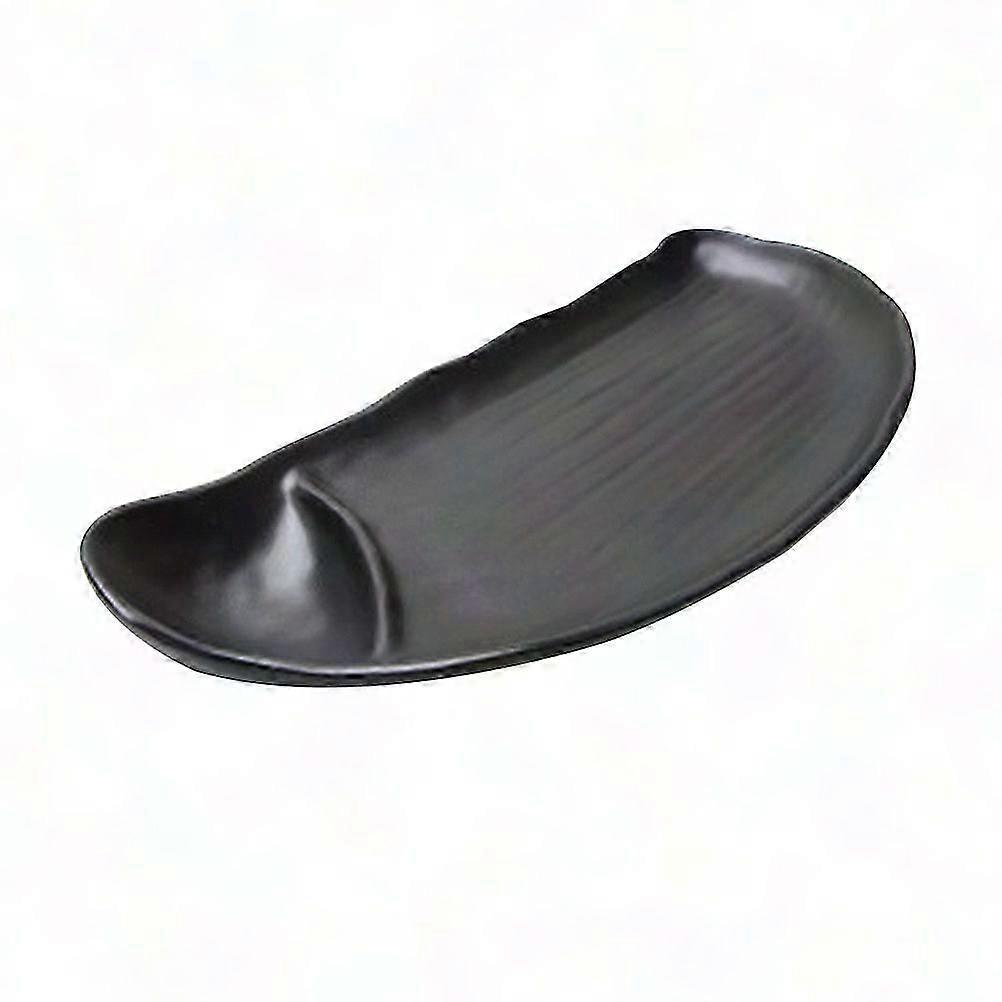 1 PC Sushi Plate Imitation Ceramic Sauce Dish Dumpling Snack Tableware