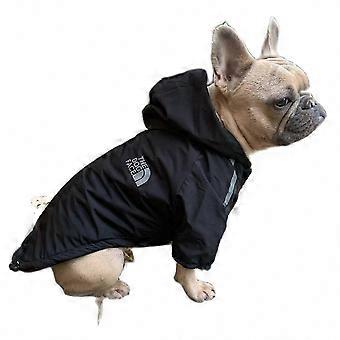 Autumn Winter Pet Dog Waterproof Warm Hooded Jacket with Reflective Design for Small Dogs and Cats