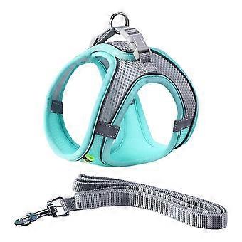Dog Harness Puppy Soft And Leash Set With Reflective