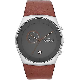 Skagen Havene Quartz Analog Man Watch with SKW6085 Cowskin Bracelet