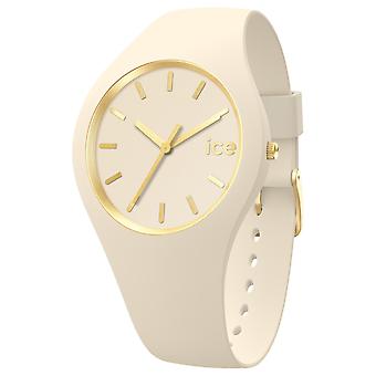 Ice glam brushed watch for Women Analog Quartz with Silicone bracelet IC019528
