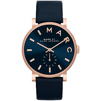 Marc by marc jacobs baker Quartz Analog Woman Watch with Cowskin Bracelet MBM1329