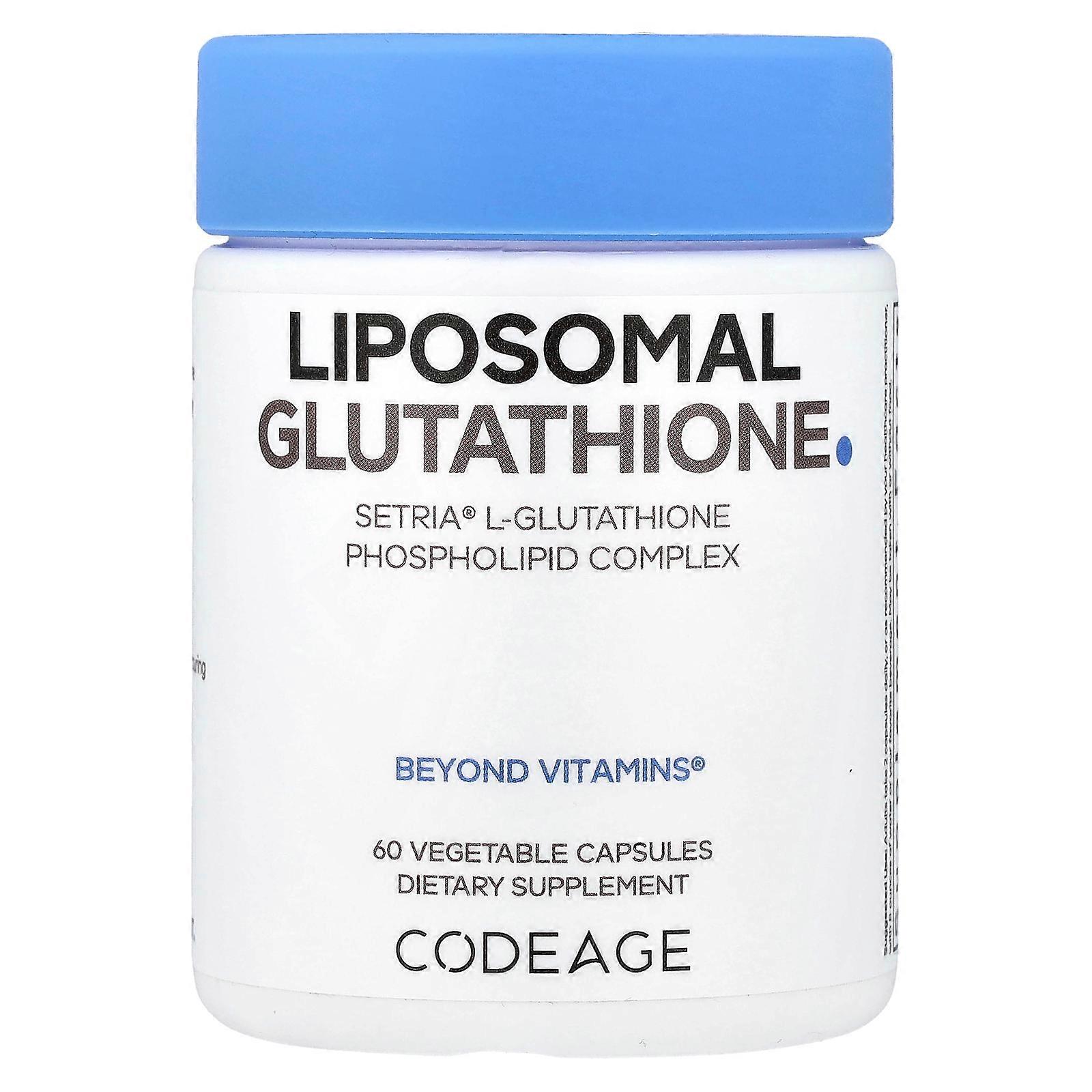 Codeage, Liposomal, Glutathione, 60 Vegetable Capsules