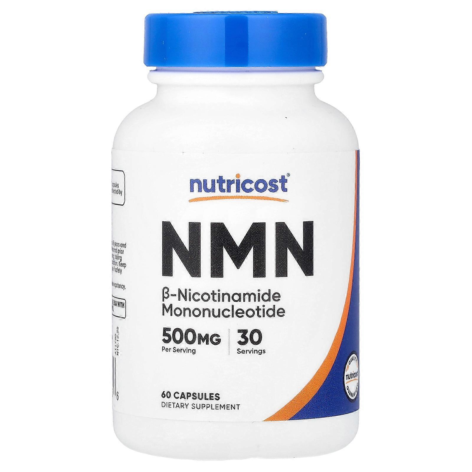 Nutricost, NMN, 60 Capsules (250 mg per Capsule)