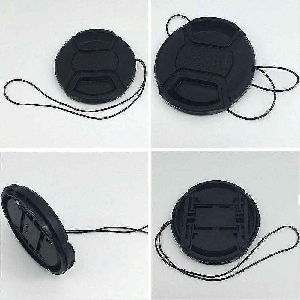67mm Camera Lens Cap With Strap Universal Replacement Protective Cover