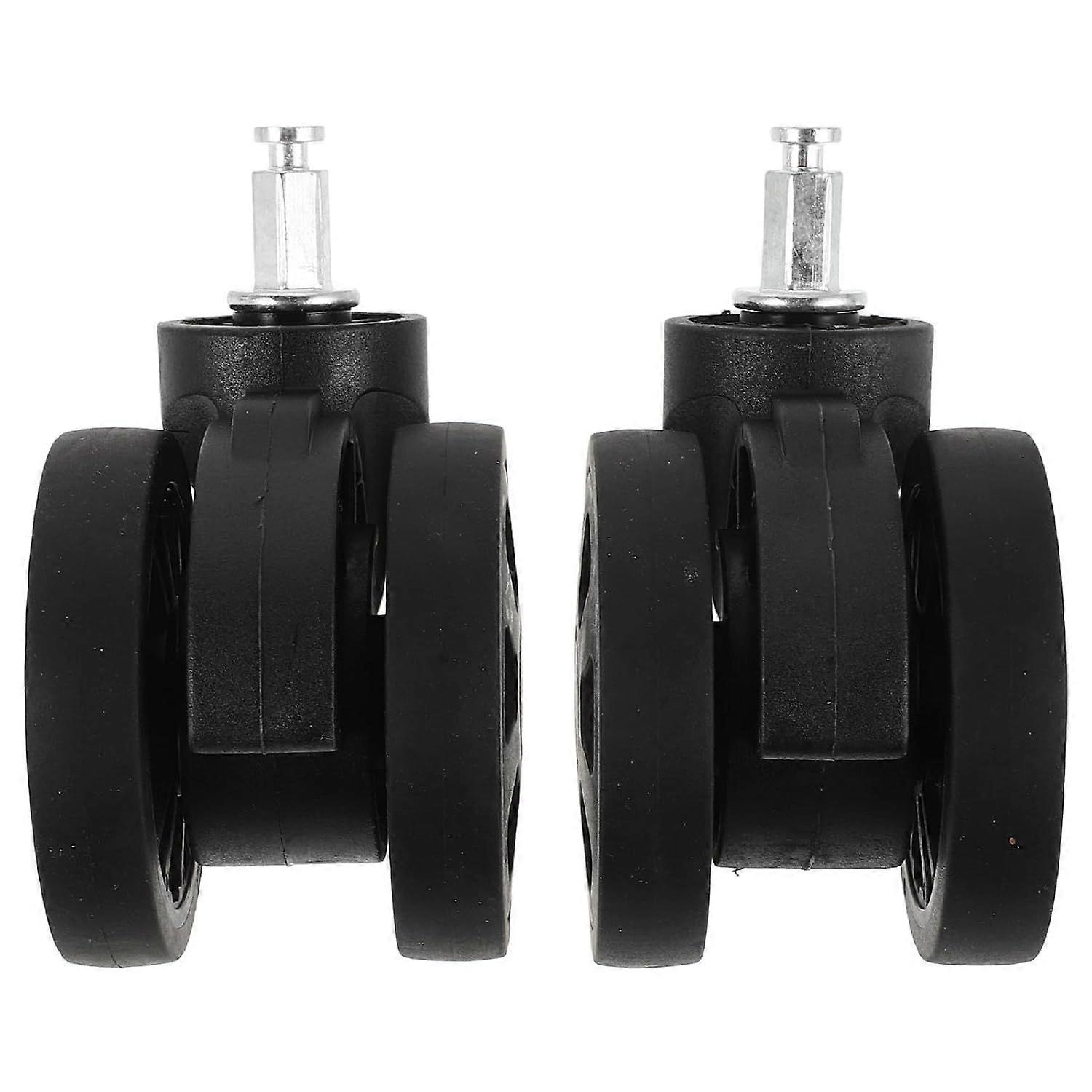 Spinner Wheel Replacement 2pcs with 360 Degree Silent Rollers
