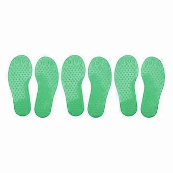 Colorful Foot-Shaped Training Pad Toys, 3 Pair PVC Footprints Markers for Indoor Outdoor