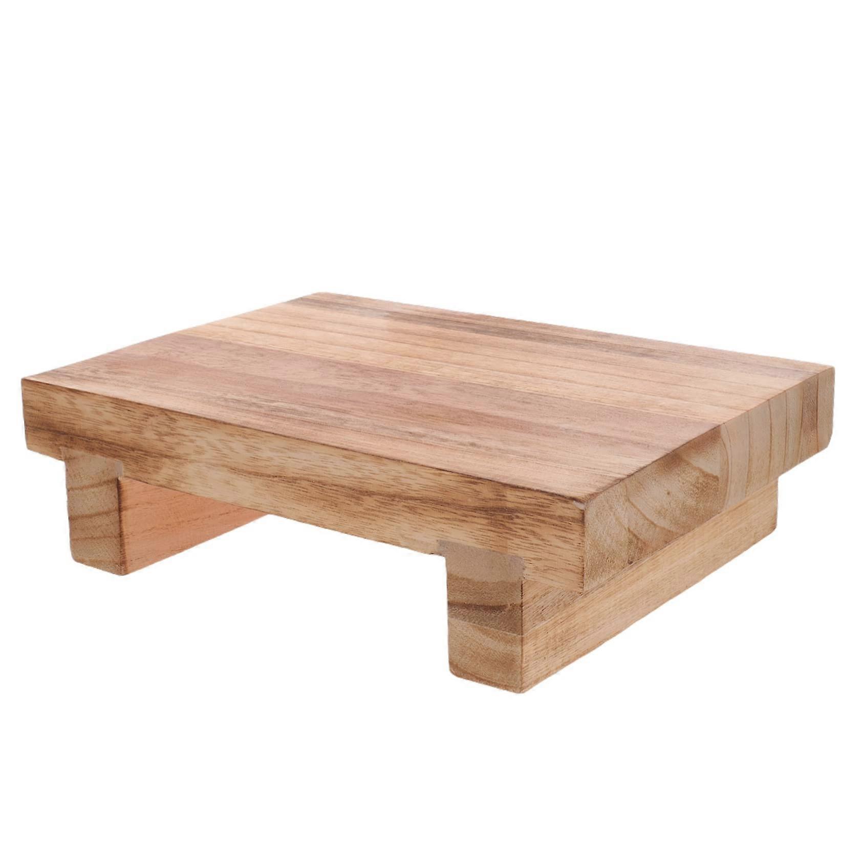 Solid Wood NonSlip Foot Stool