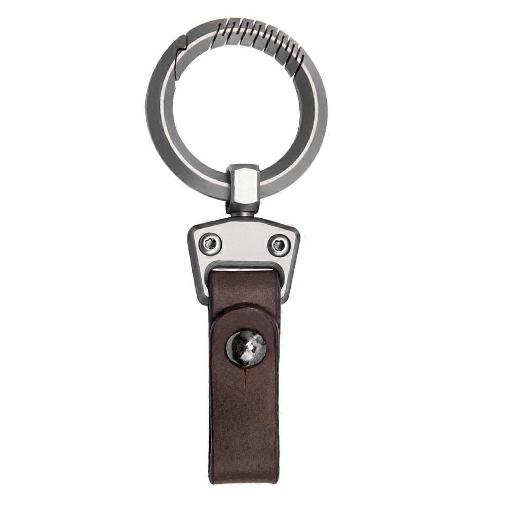 Titanium Alloy Car Keychain Pendant Simple Universal Keychain 
