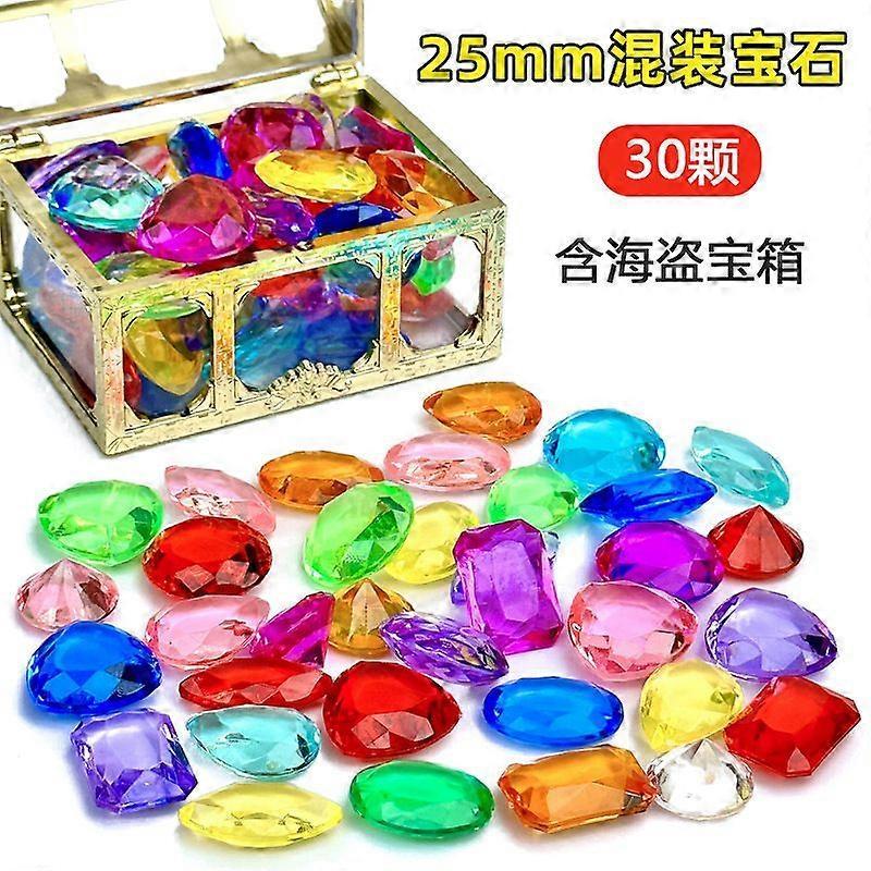 25mm Acrylic Diving Gems Treasure Set