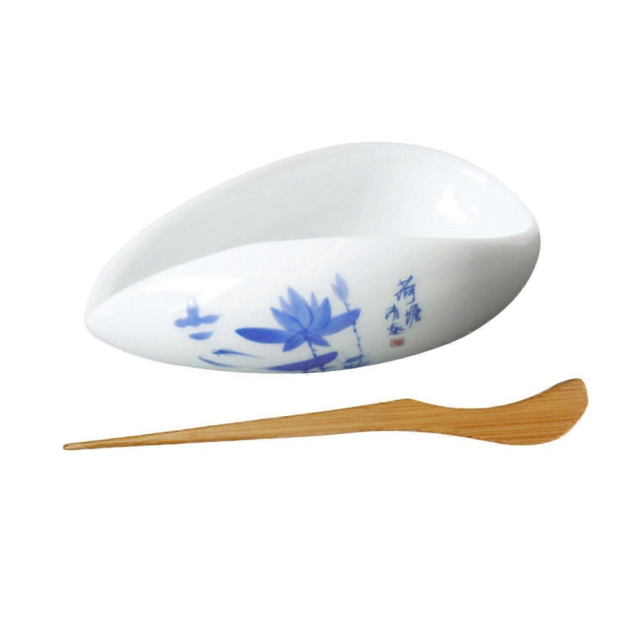 Ergonomic Ceramic Tea Scoop Fine Texture